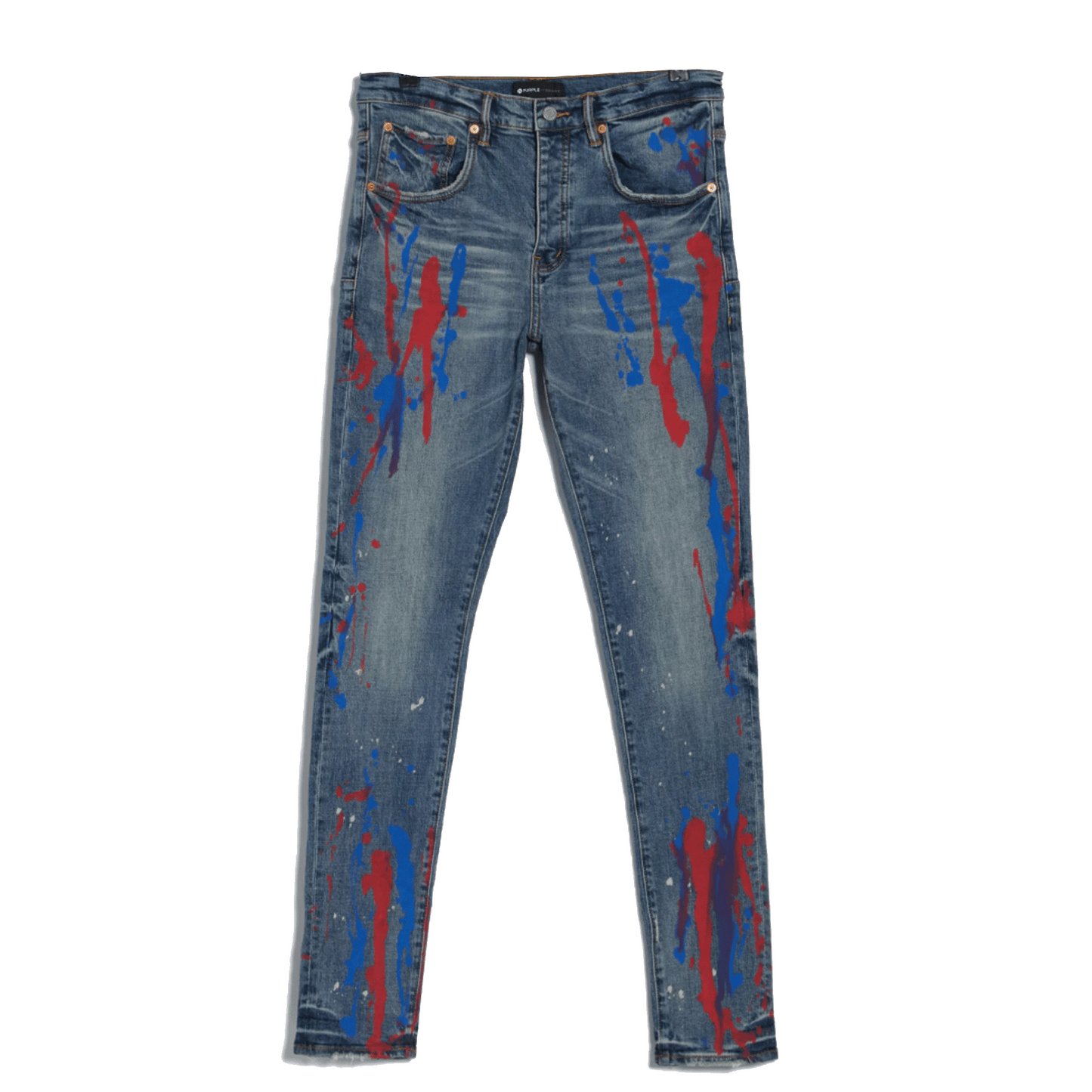 Purple Brand Mid Rise Skinny Jeans