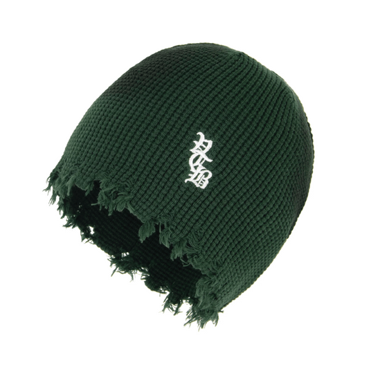 Vertabrae Green Thermal Beanie