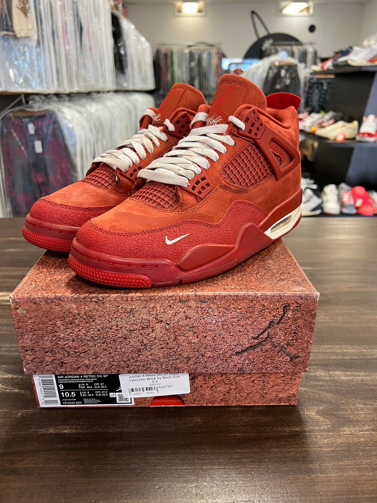 Jordan 4 Retro OG SP Nigel Sylvester Brick by Brick
