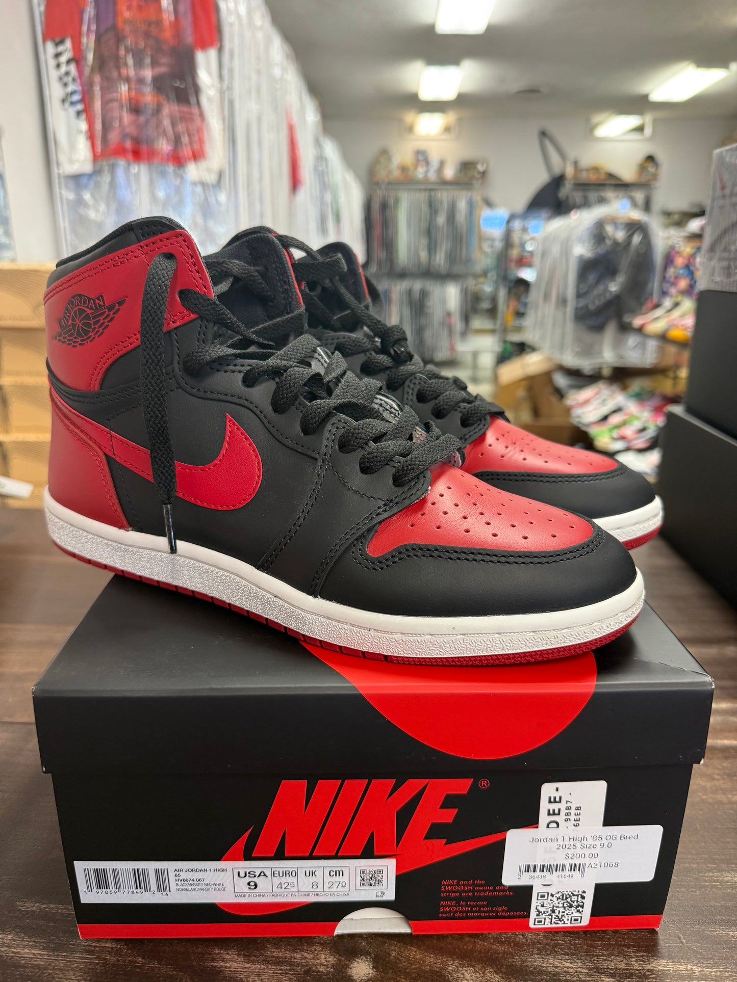Jordan 1 High '85 OG Bred 2025