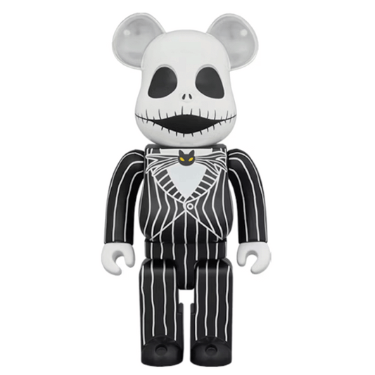 Bearbrick x Disney Tim Burton's The Nightmare Before Christmas Jack Skellington 1000%