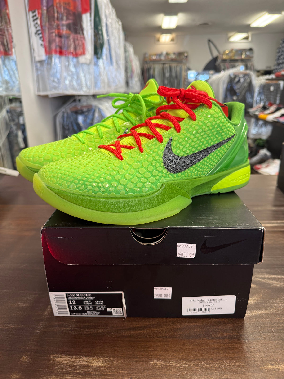 Nike Kobe 6 Protro Grinch 2020