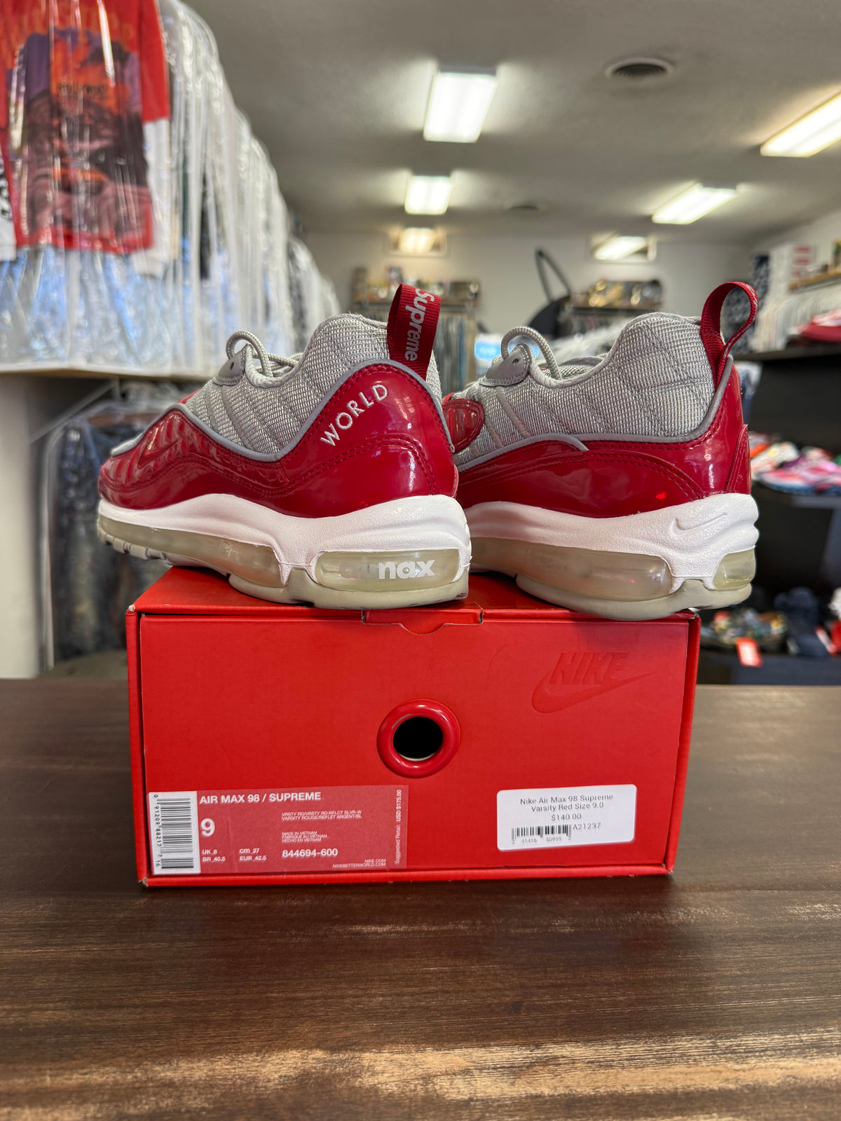 Nike Air Max 98 Supreme Varsity Red