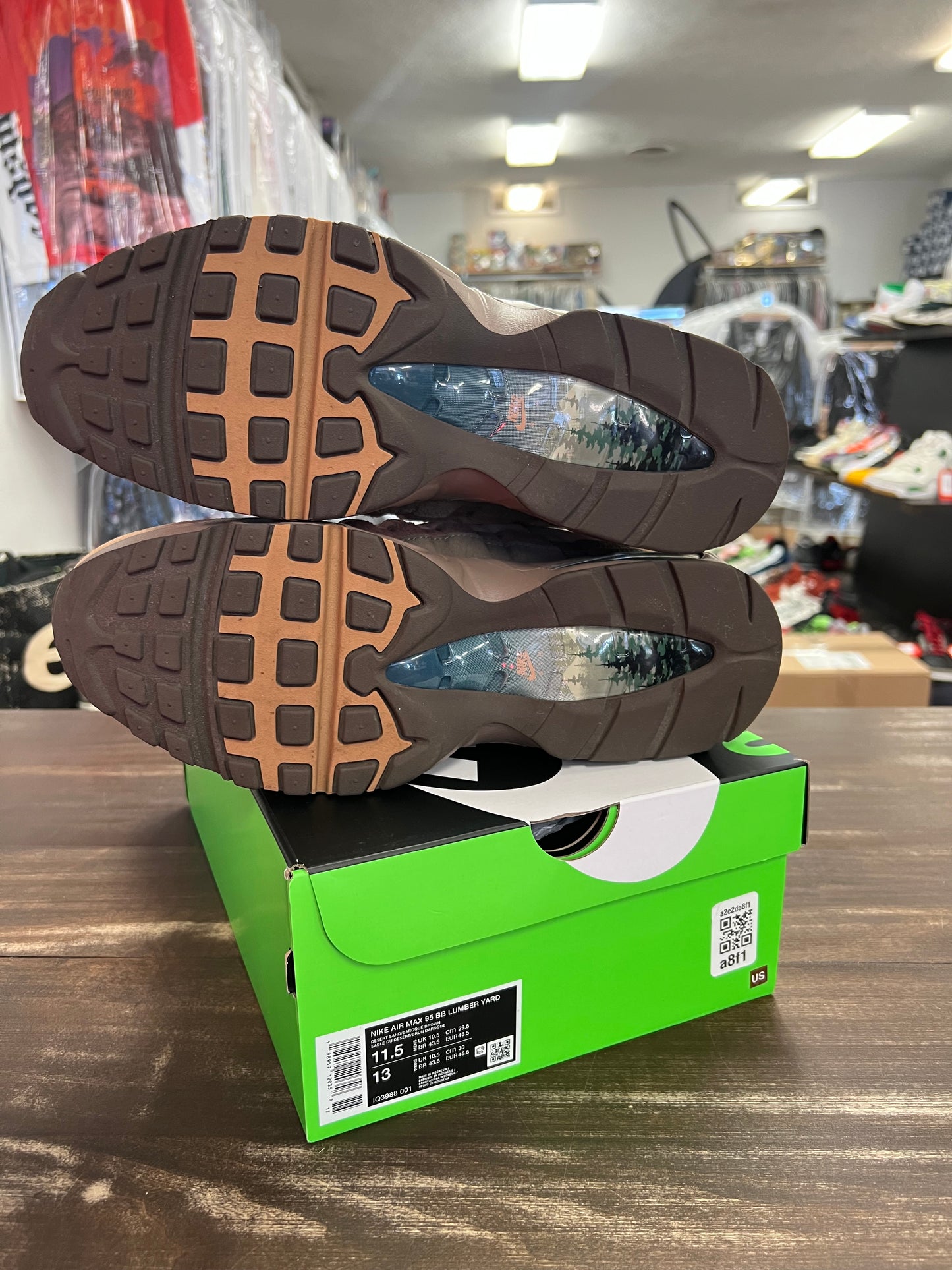 Nike Air Max 95 Big Bubble Ducks of a Feather Oregon Ducks Lumber Yard