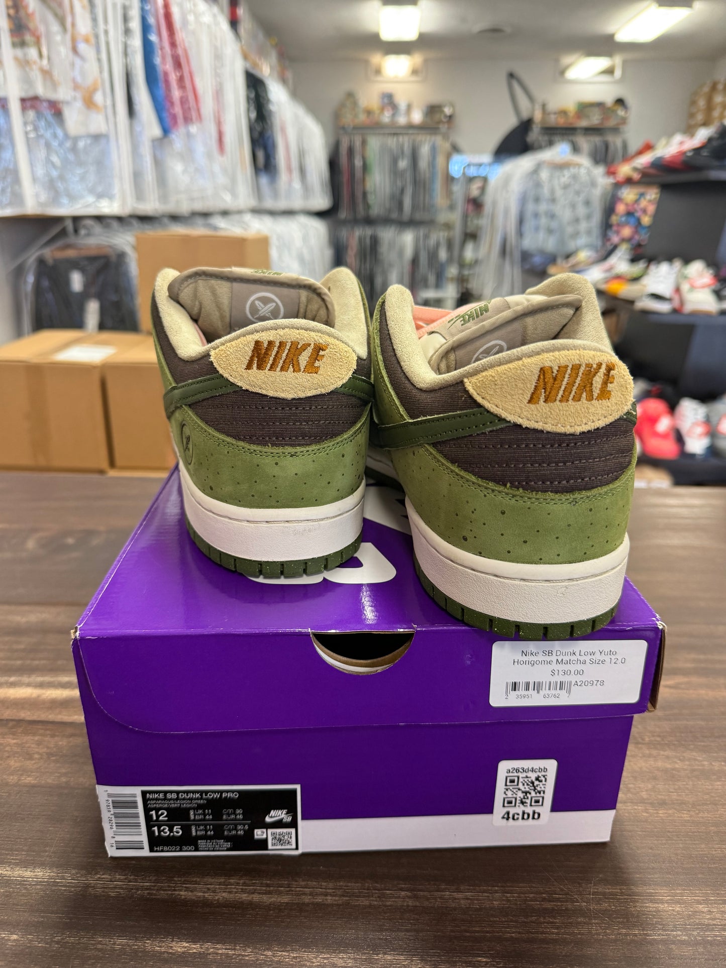 Nike SB Dunk Low Yuto Horigome Matcha