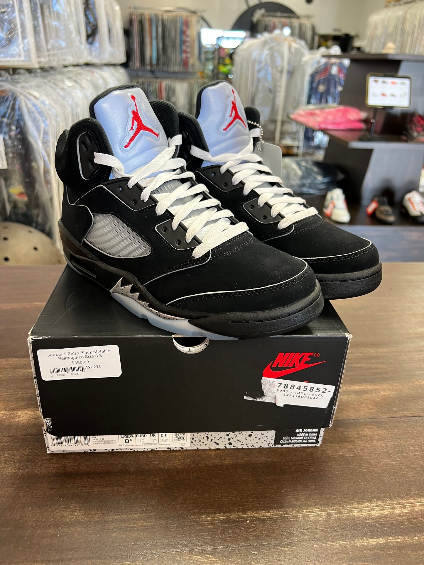 Jordan 5 Retro Black Metallic Reimagined