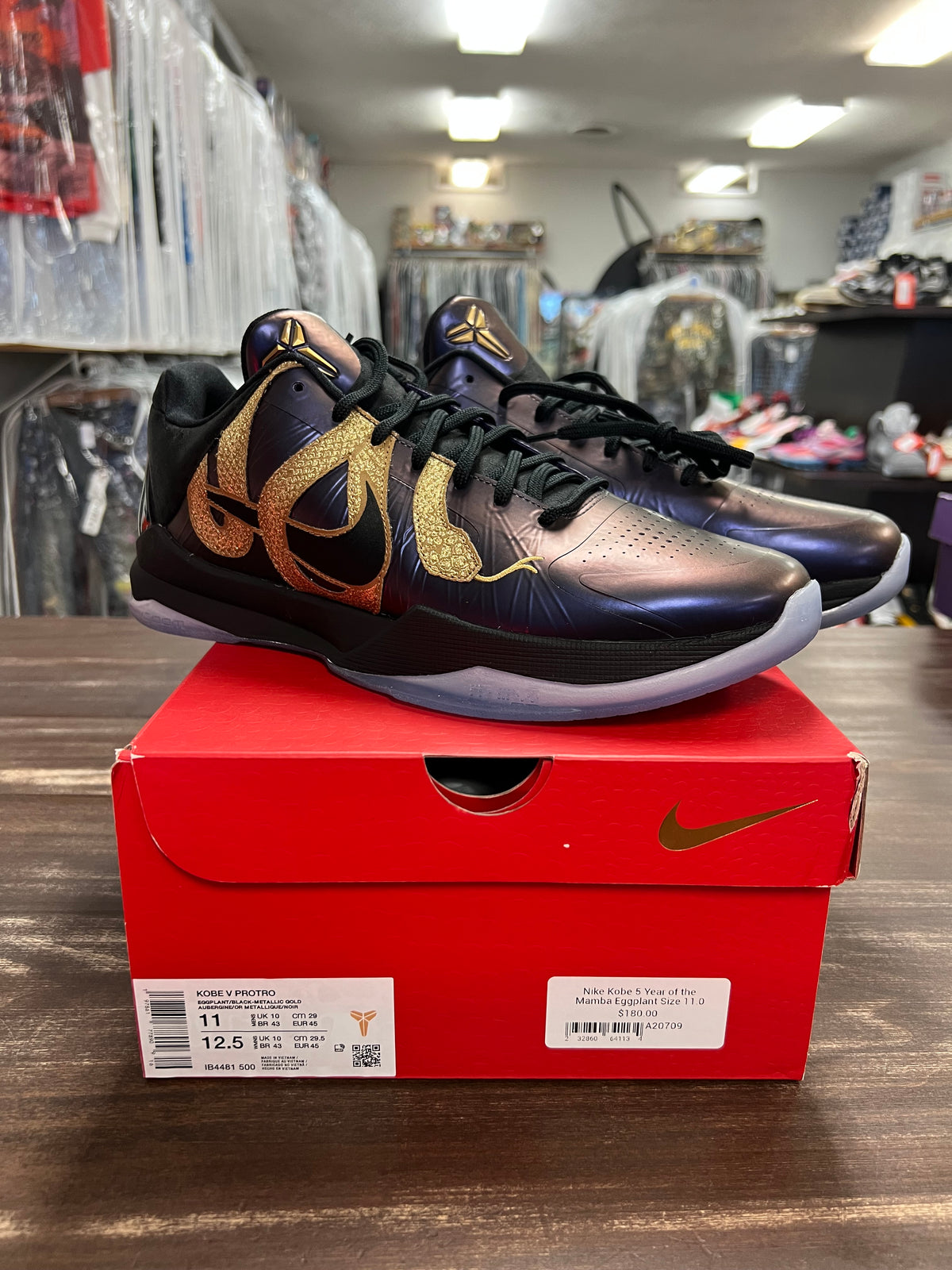 Nike Kobe 5 Year of the Mamba Eggplant