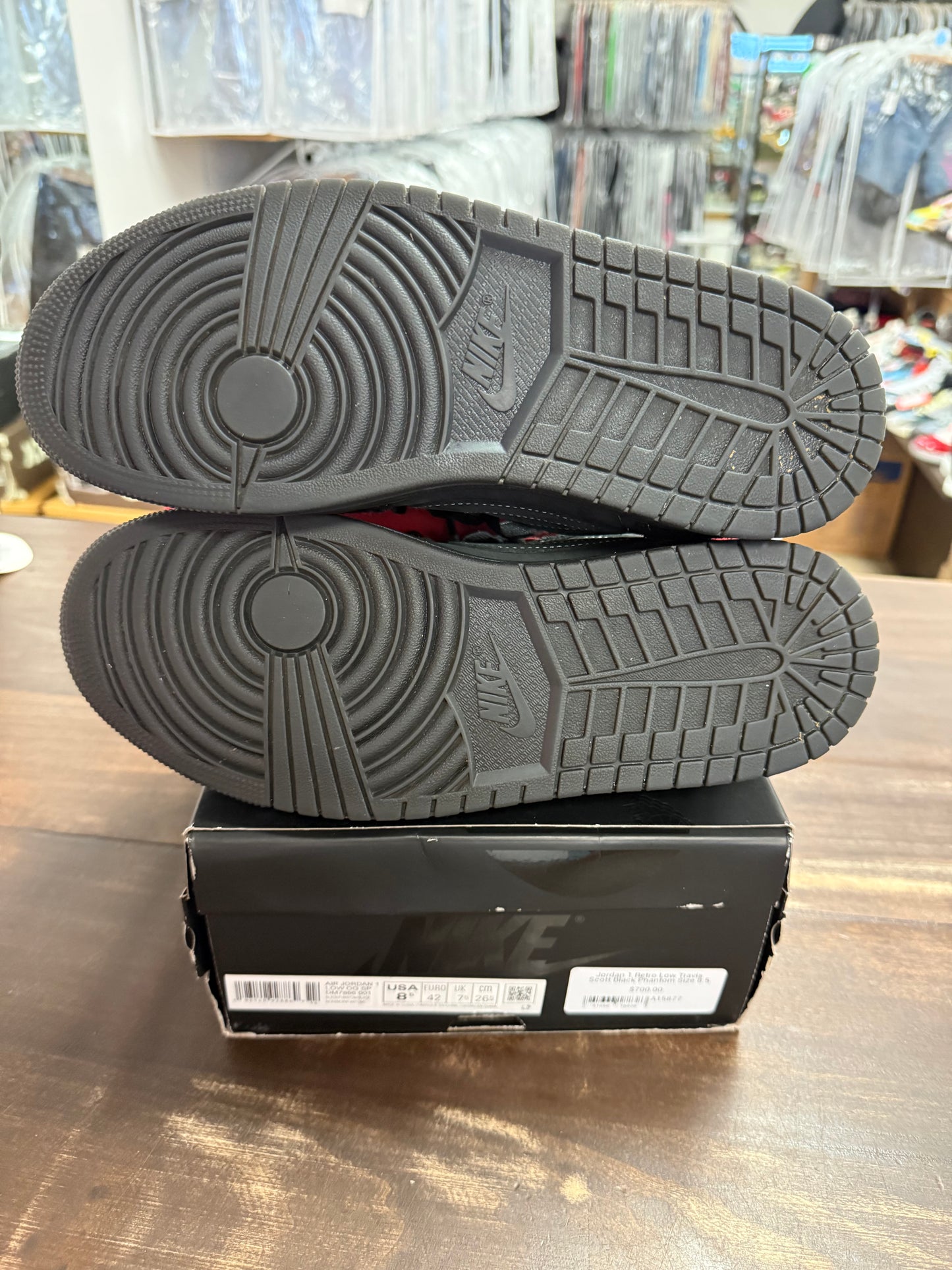 Jordan 1 Low Travis Scott Black Phantom