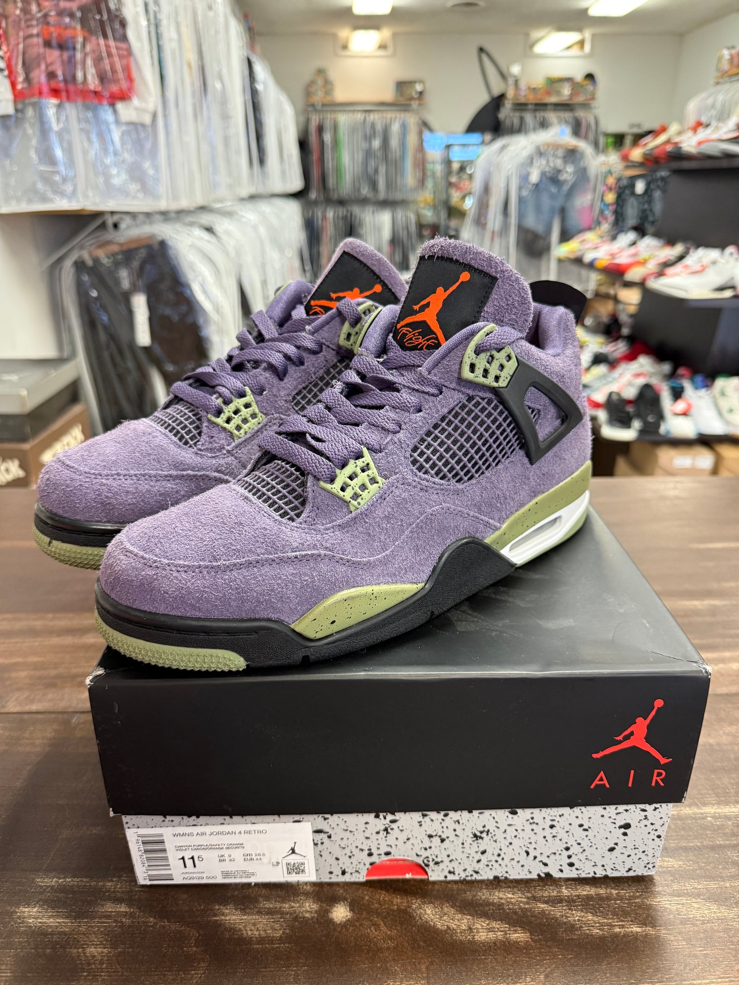 Jordan 4 Retro Canyon Purple (Women's)