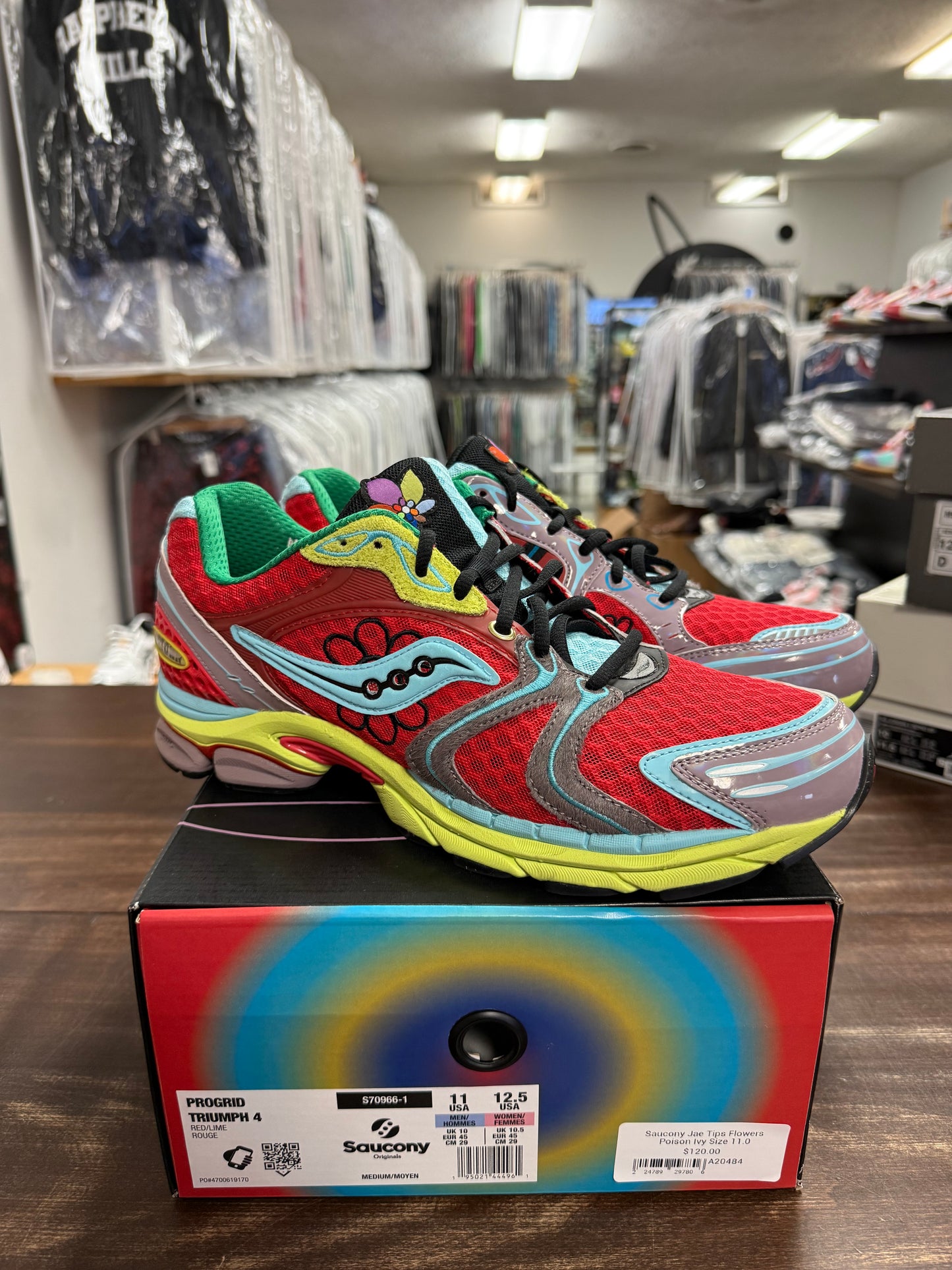 Saucony Jae Tips Flowers Poison Ivy