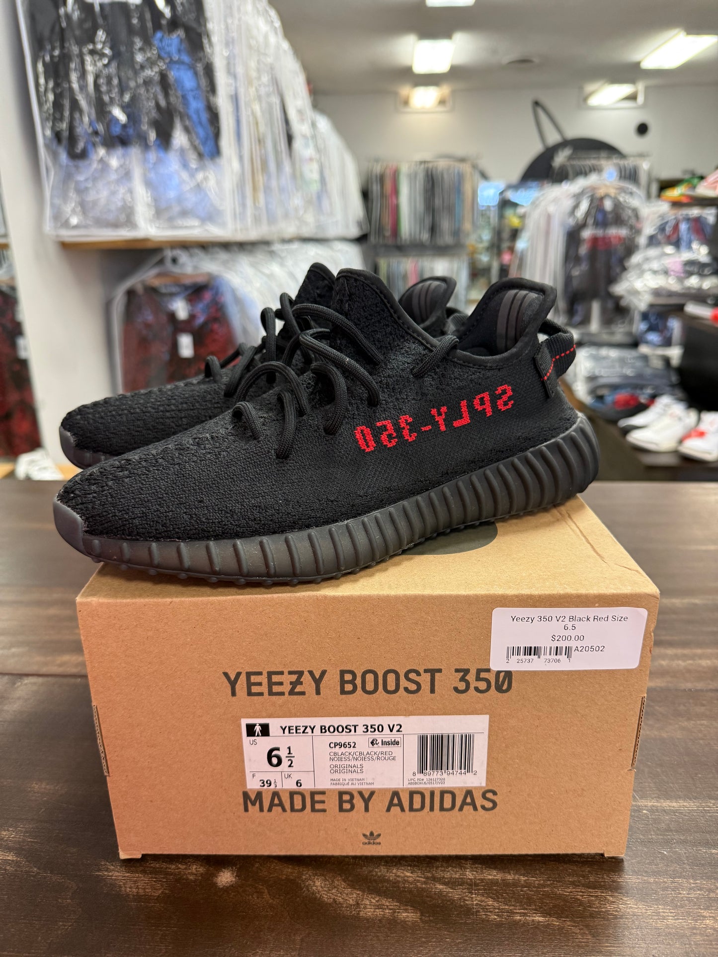 Yeezy 350 V2 Black Red