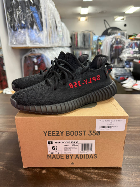 Yeezy 350 V2 Black Red