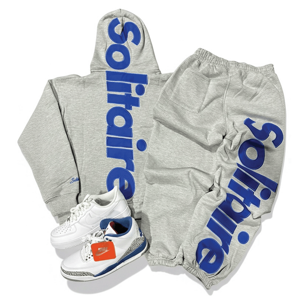 SOLITAIRE SET GREY/BLUE