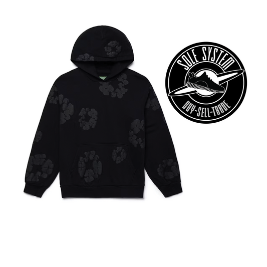 Denim Tears Cotton Wreath Hoodie Monochrome
