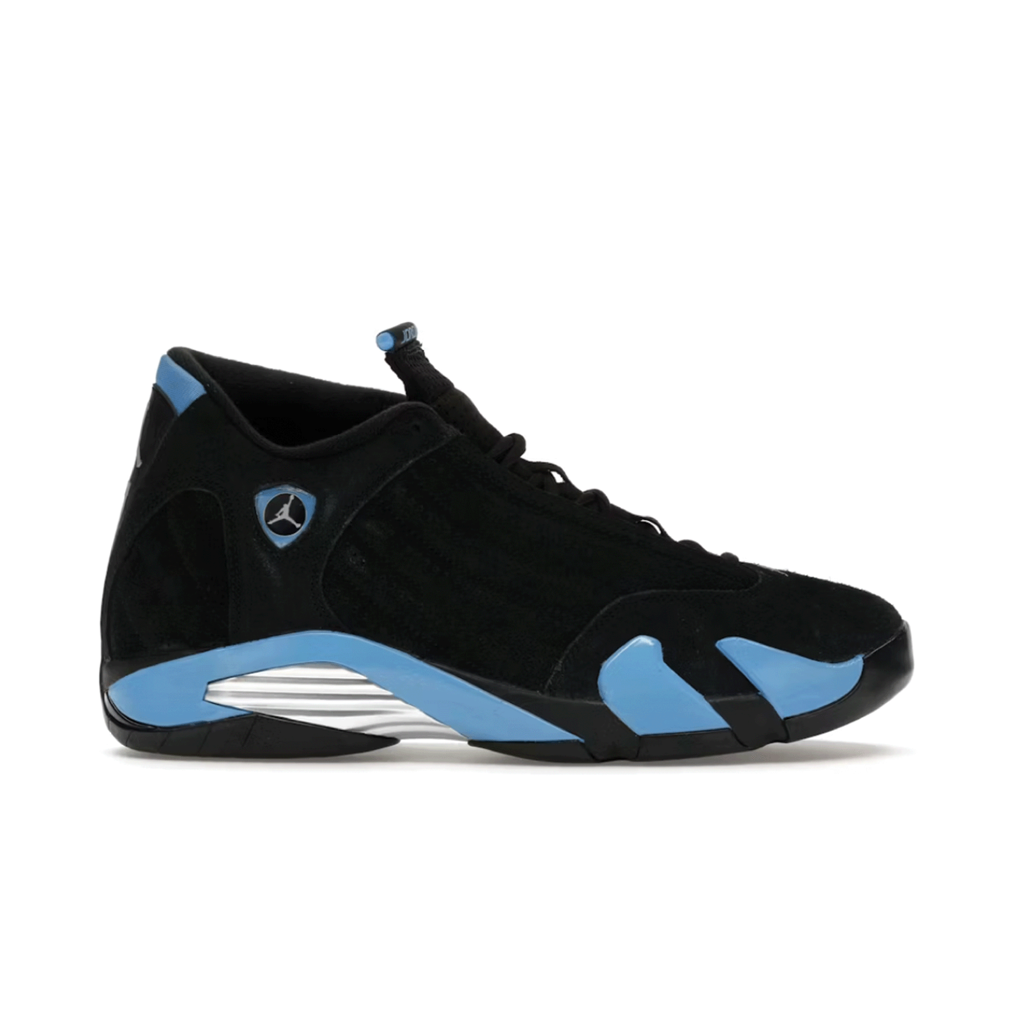 Jordan 14 Retro Black University Blue (2026) – Sole System