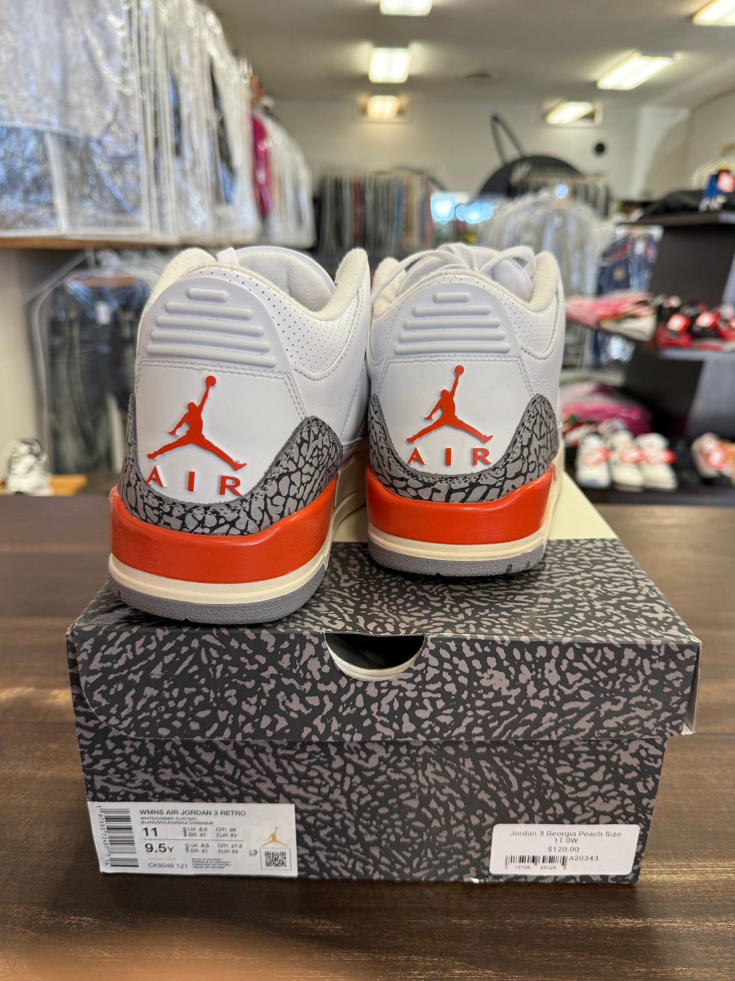Jordan 3 Georgia Peach
