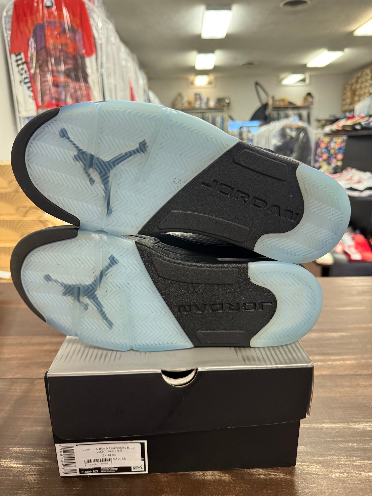 Jordan 5 Black University Blue 2026