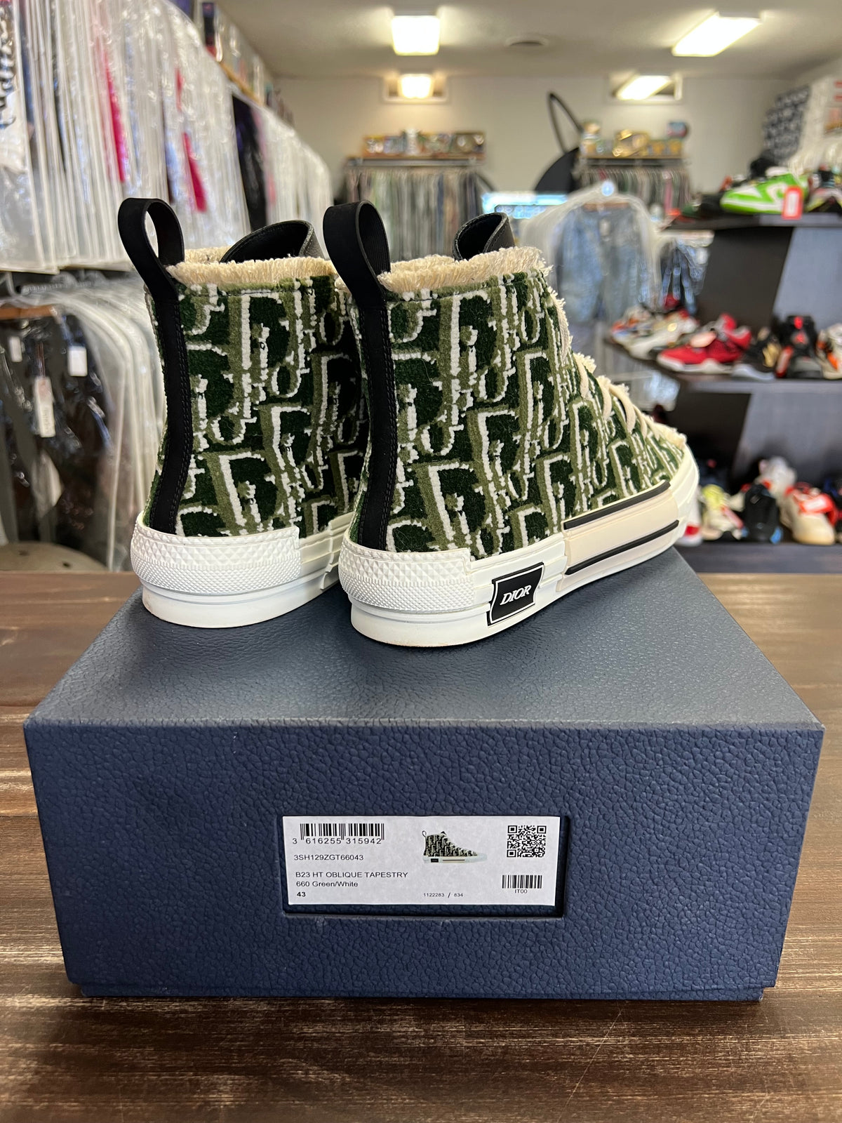 Dior B23 Olive Tapestry