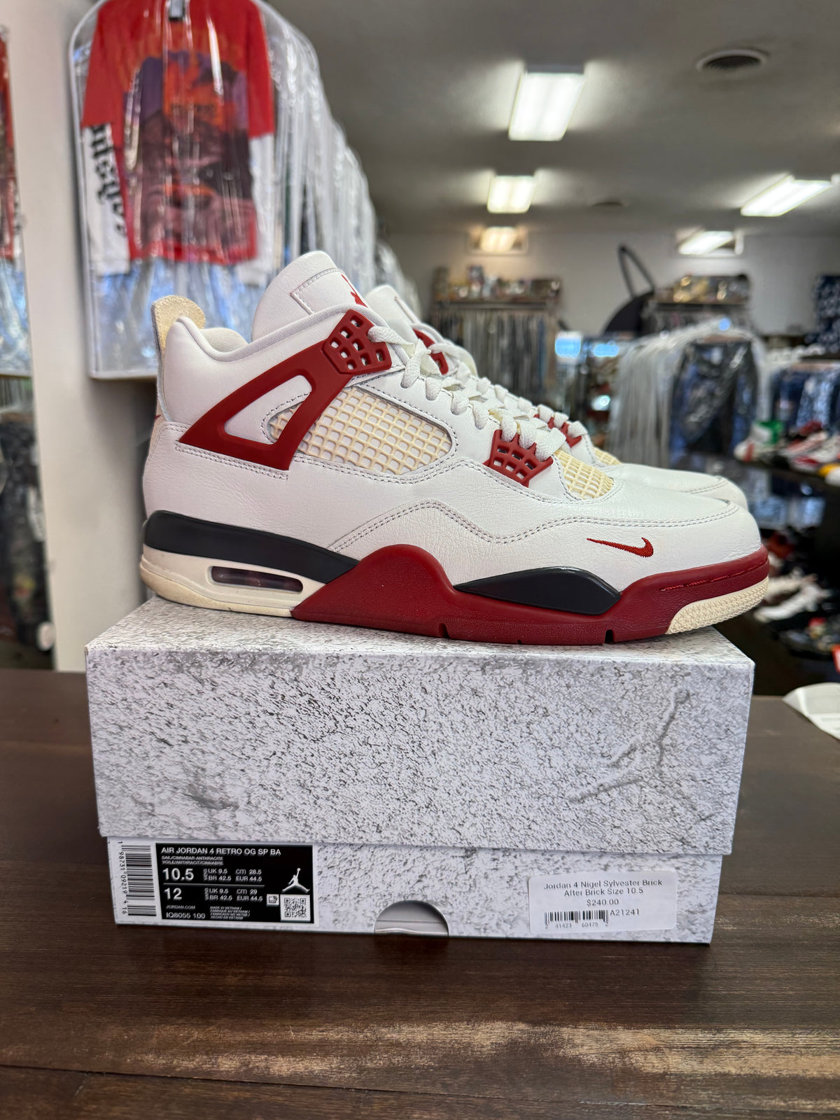 Jordan 4 Nigel Sylvester Brick After Brick