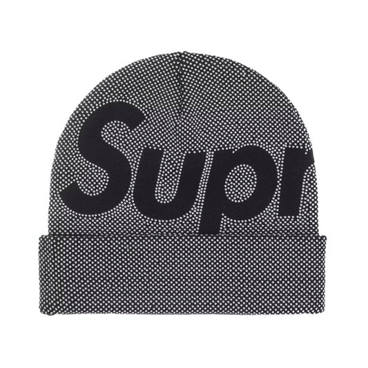 Supreme Studded Knockout Big Logo Beanie Black