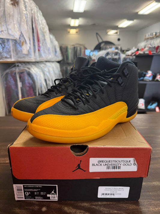 Jordan 12 Retro Black University Gold