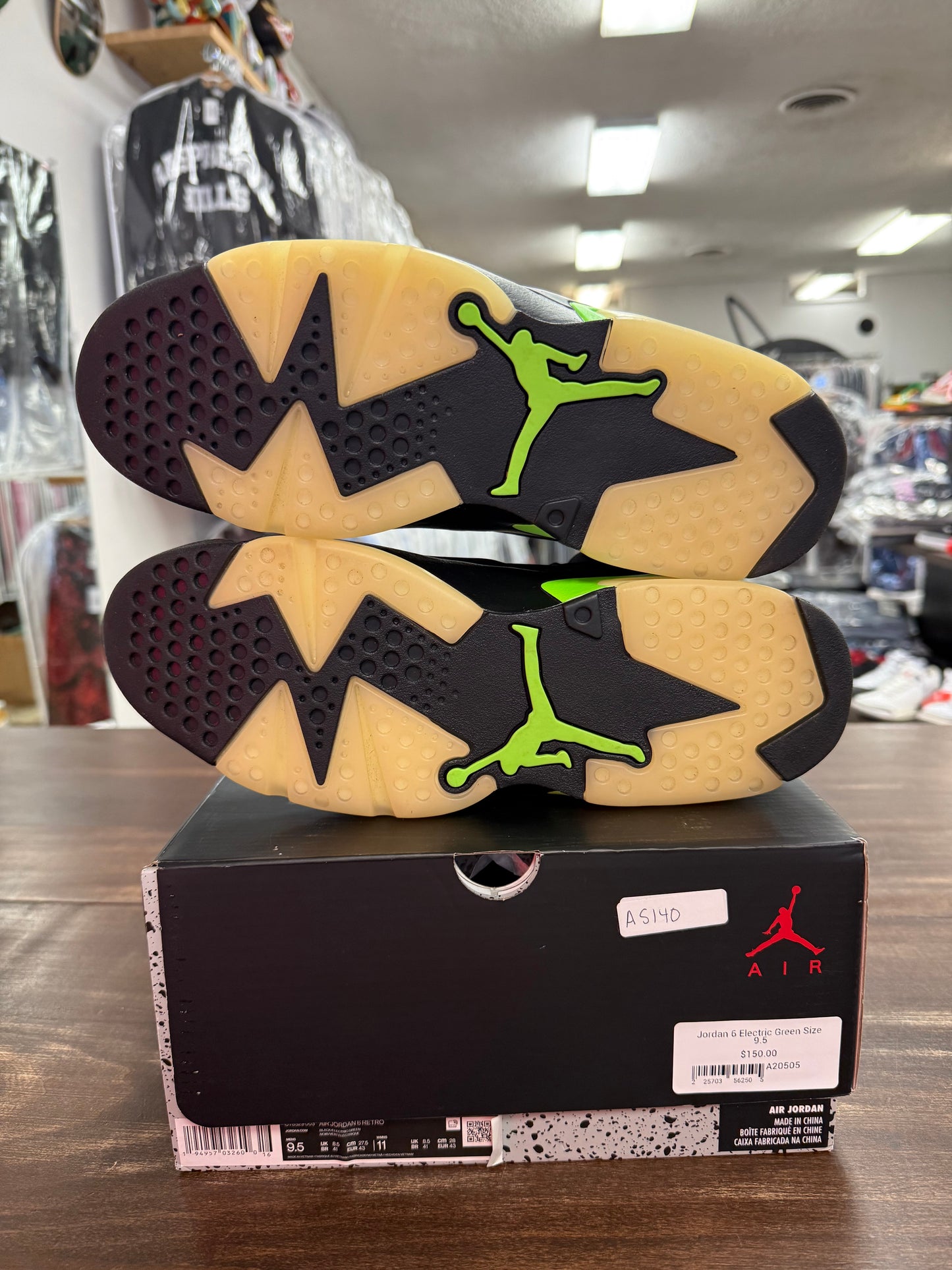 Jordan 6 Electric Green