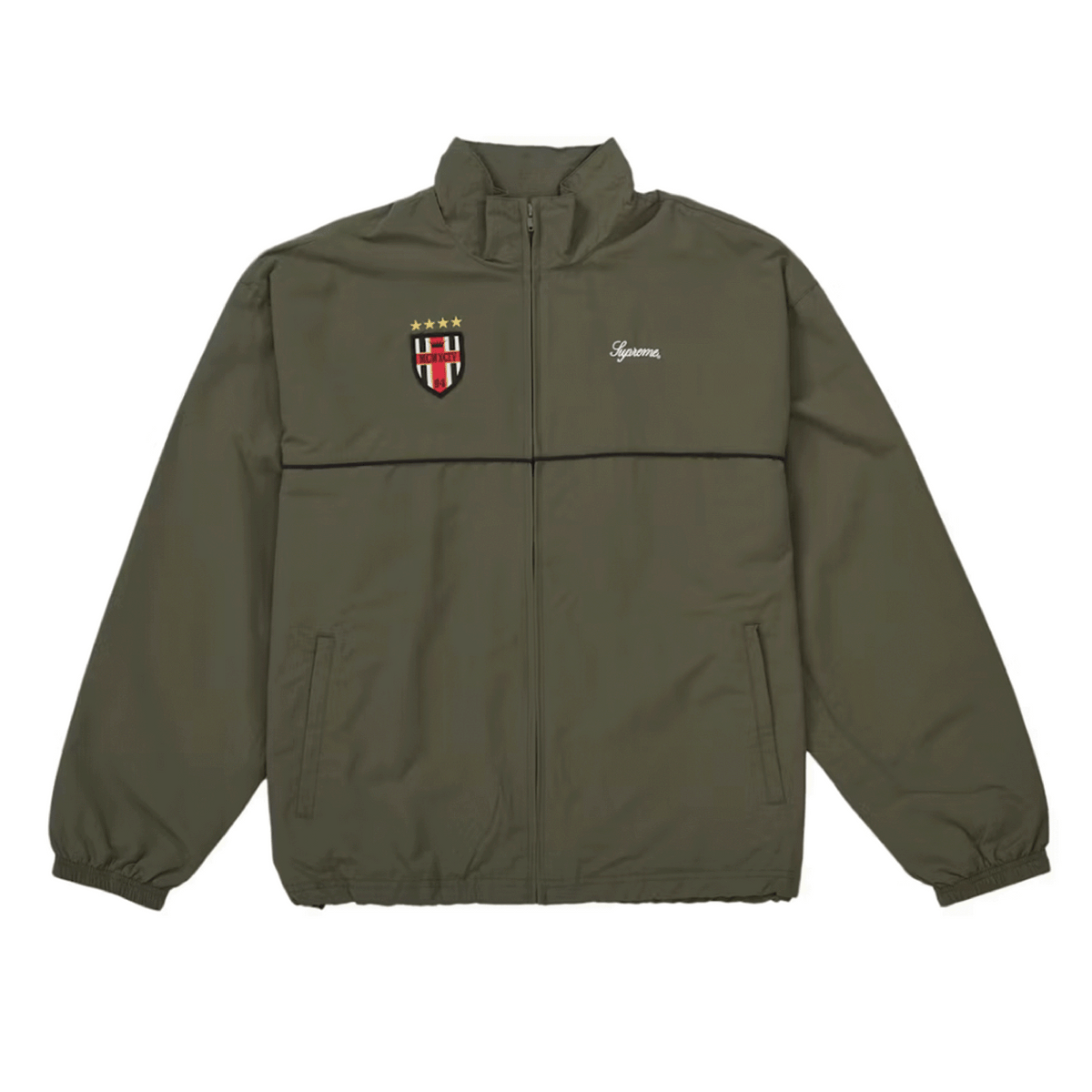 Supreme Cross Track Jacket Olive