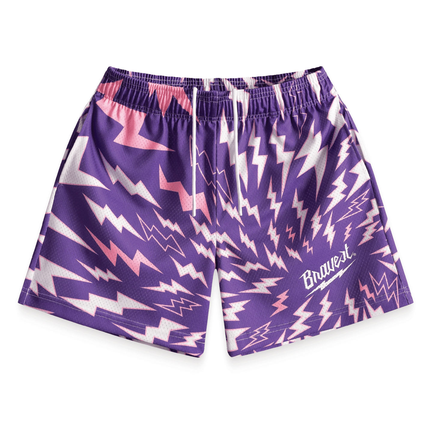 Bravest Purple Lightning Shorts