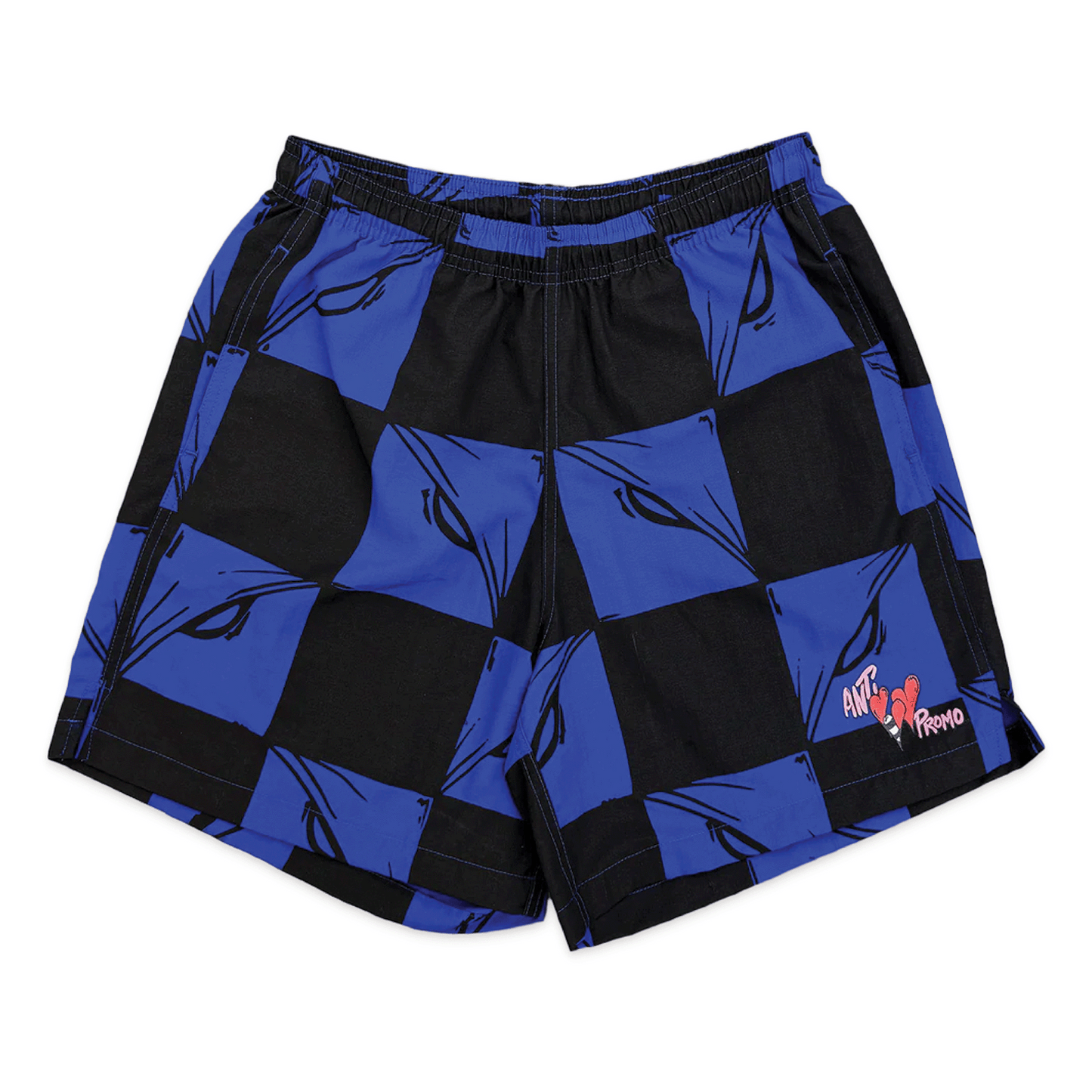 Matty Boy 99 Eyes Nylon Shorts Black Blue