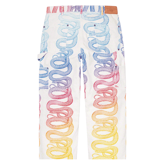 Supreme HYSTERIC Snake Double Knee Denim Pant