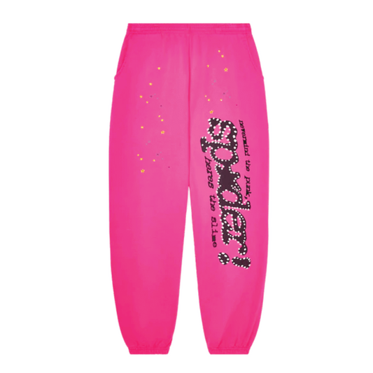 P*unk Pink Sp5der Sweatpants