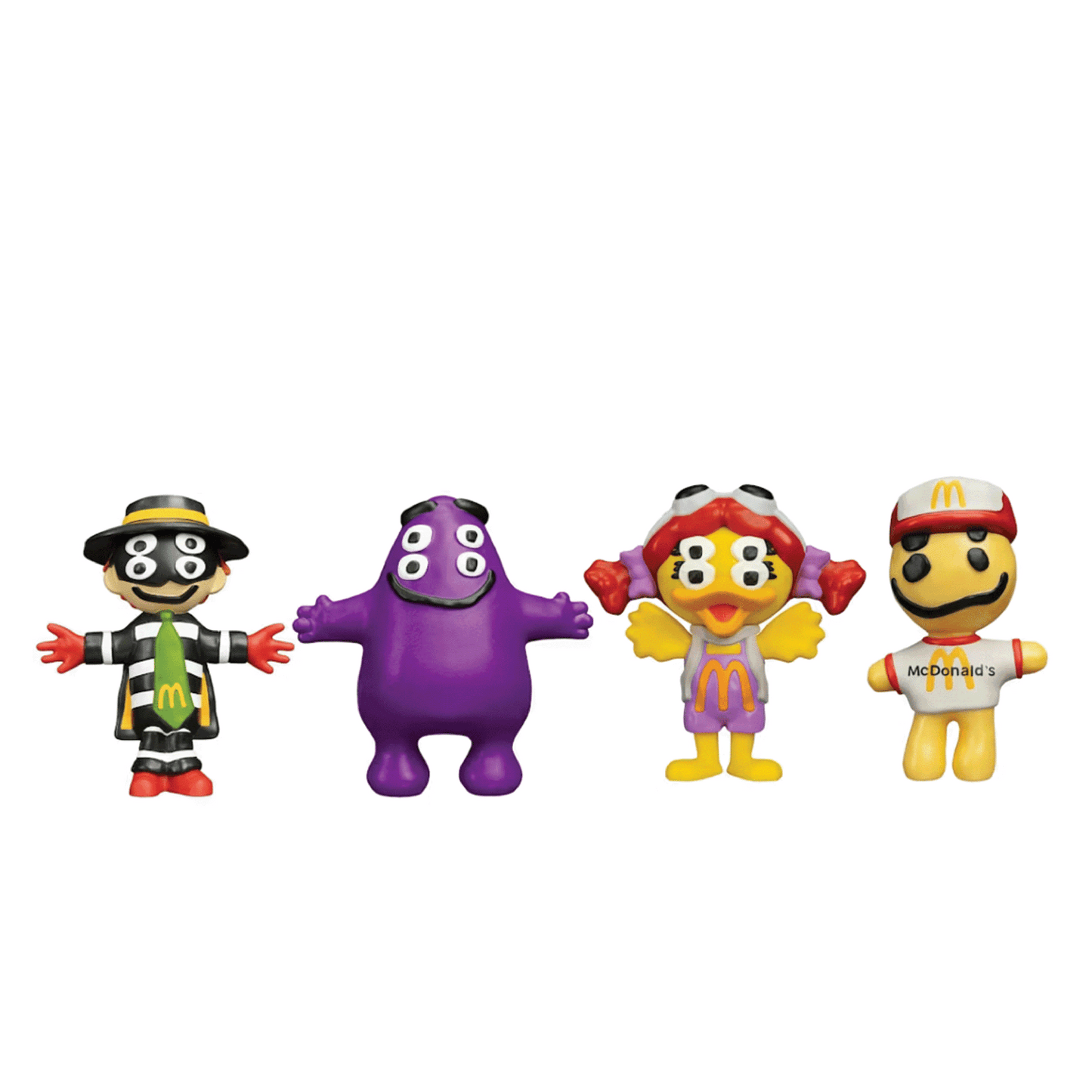 CPFM x McDonald's Toys Hamburglar Grimace Birdie The Early Bird Cactus Buddy Set of 4 Figures