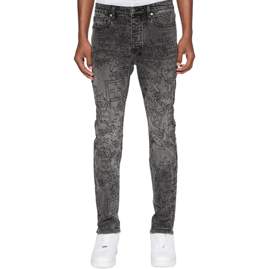Ksubi Stencil Stitch Grey