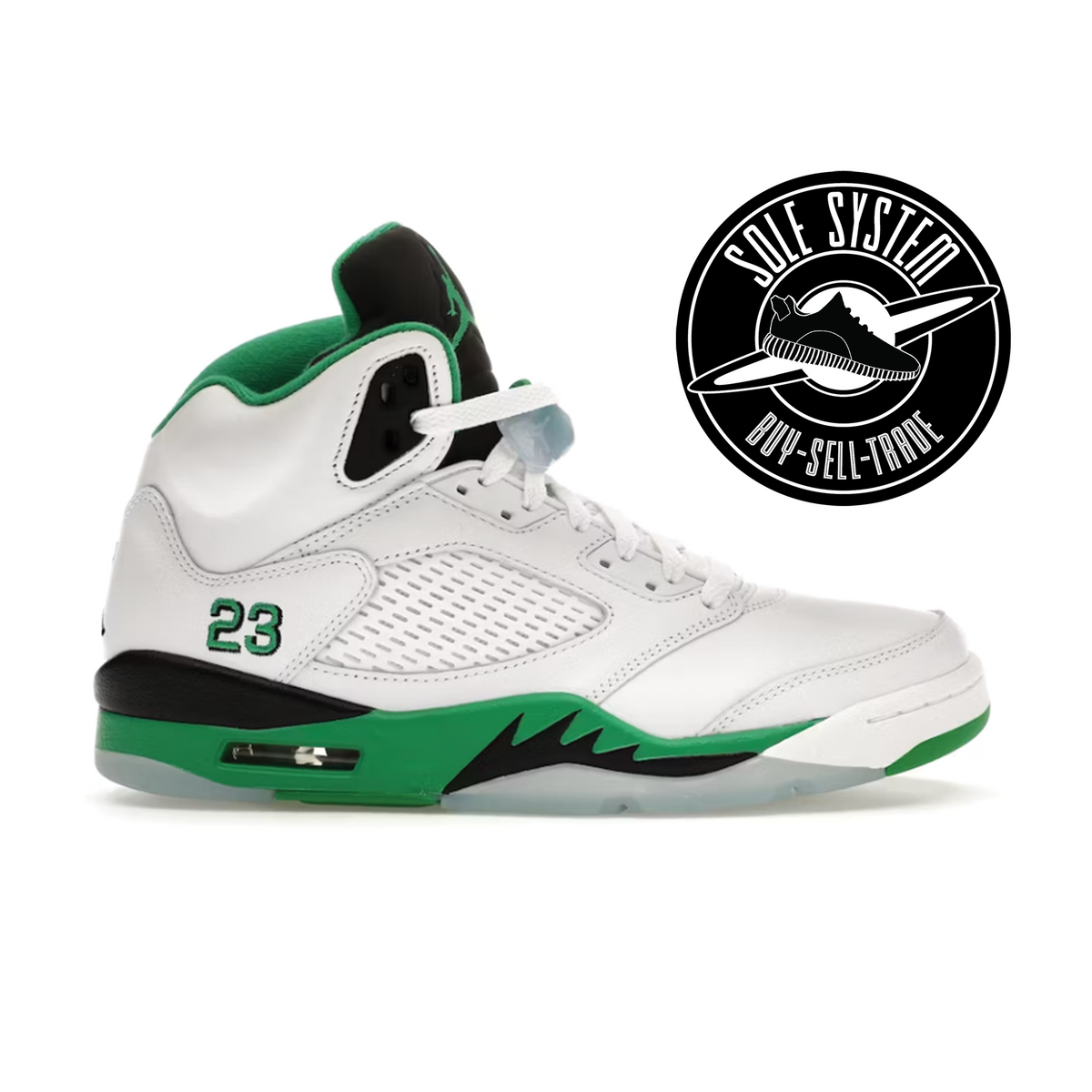 Jordan 5 Retro Lucky Green – Sole System