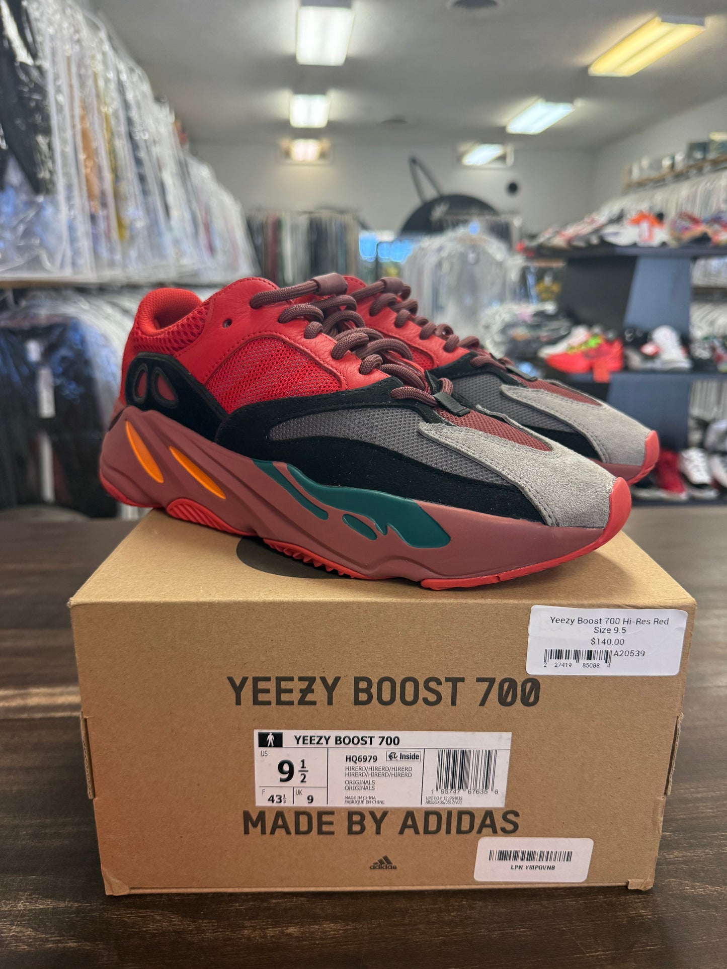 Yeezy Boost 700 Hi-Res Red