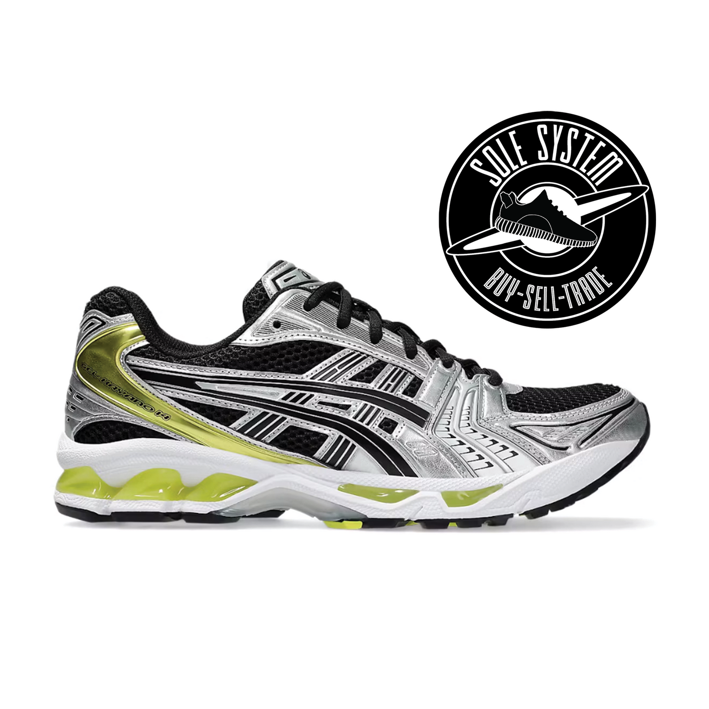 ASICS Gel-Kayano 14 Black Lemon Spark