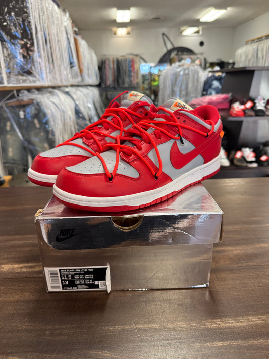 Nike Dunk Low Off-White University Red