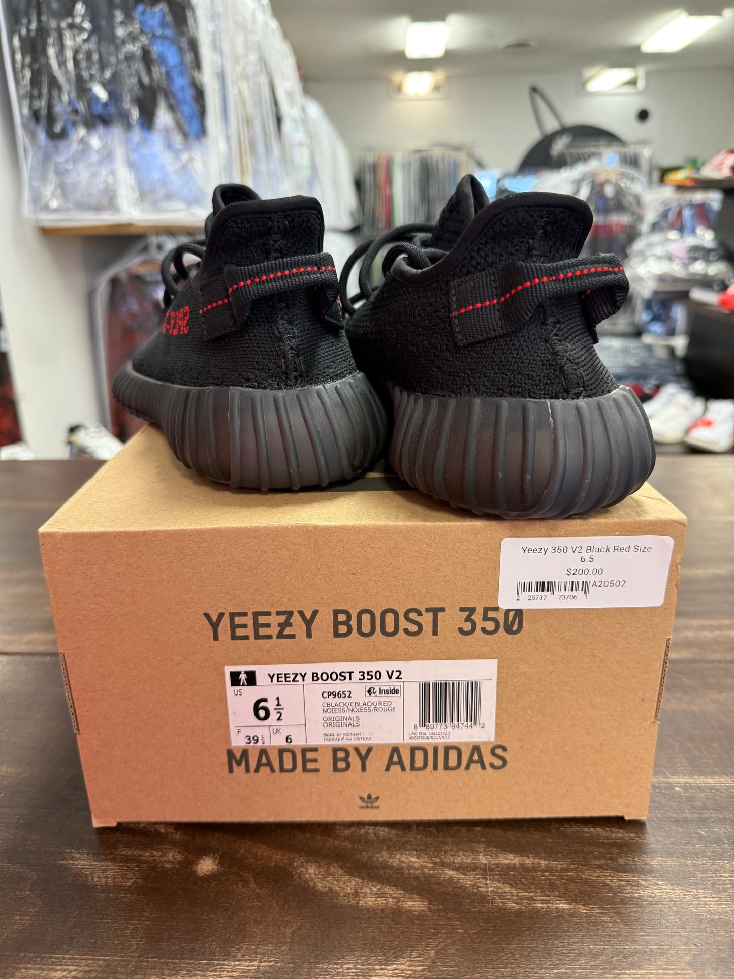 Yeezy 350 V2 Black Red