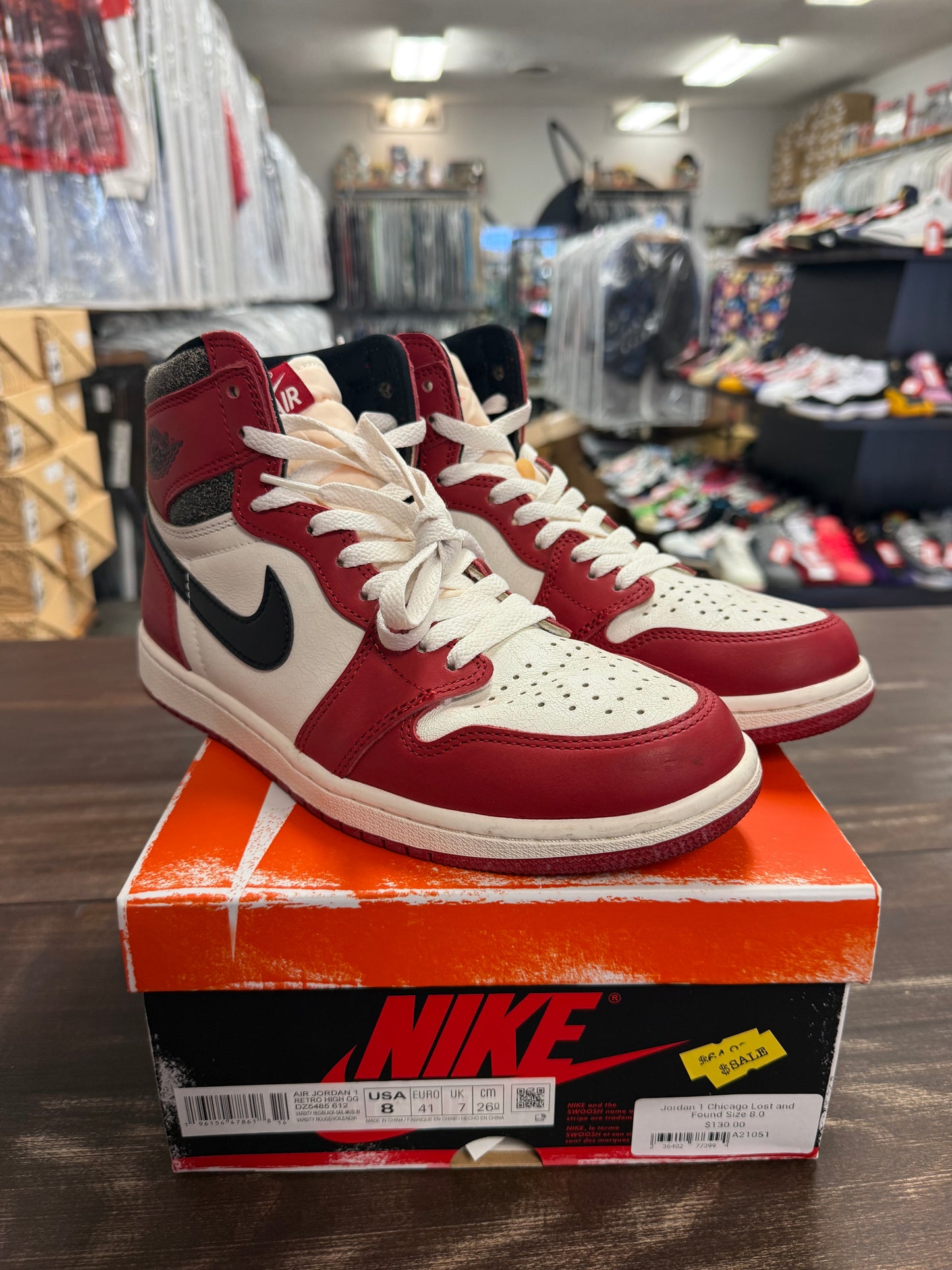 Jordan 1 Chicago Lost and Found