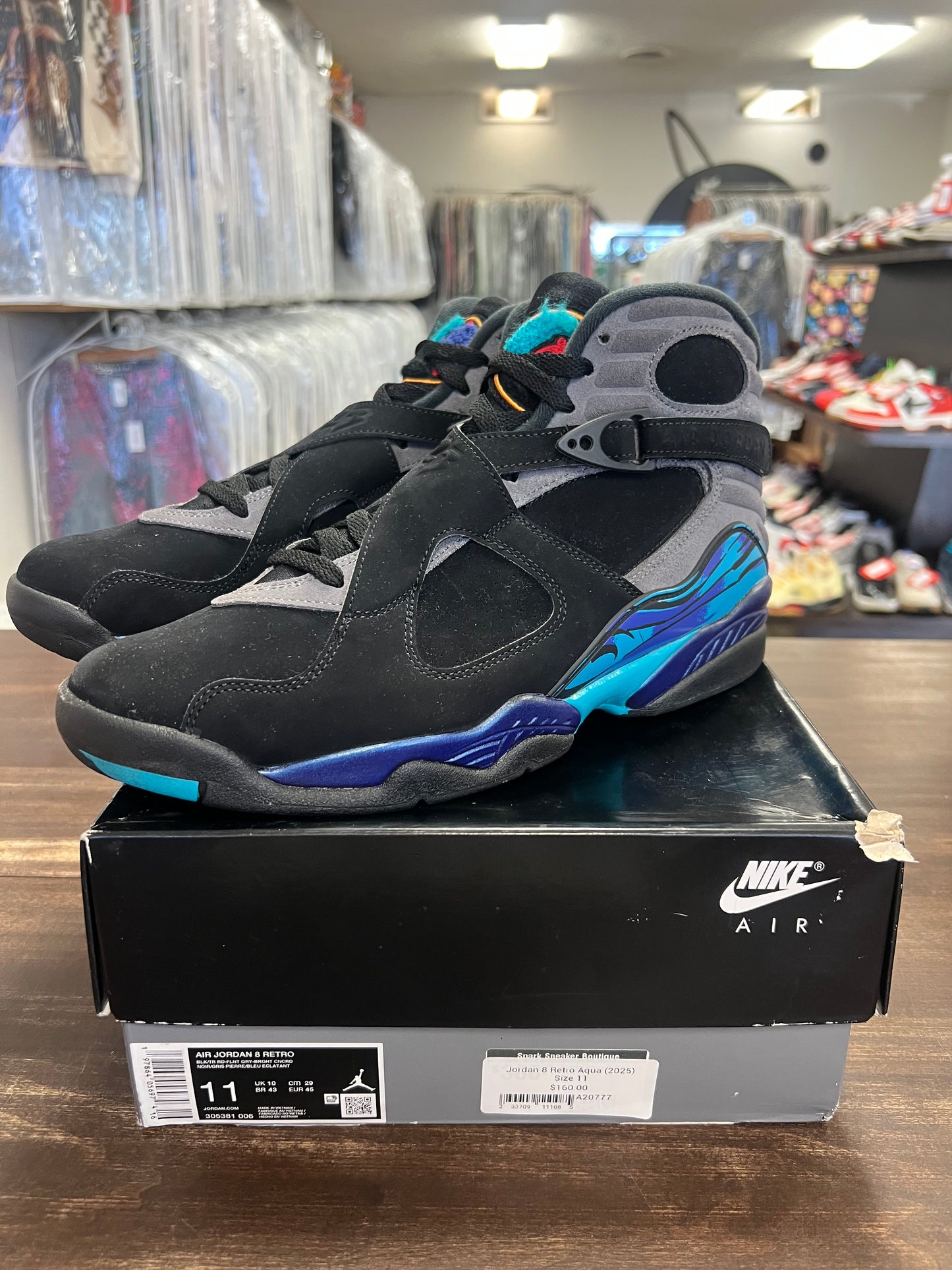 Jordan 8 Retro Aqua (2025)
