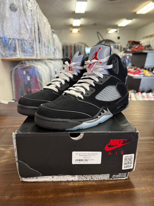 Jordan 5 Retro Black Metallic Reimagined