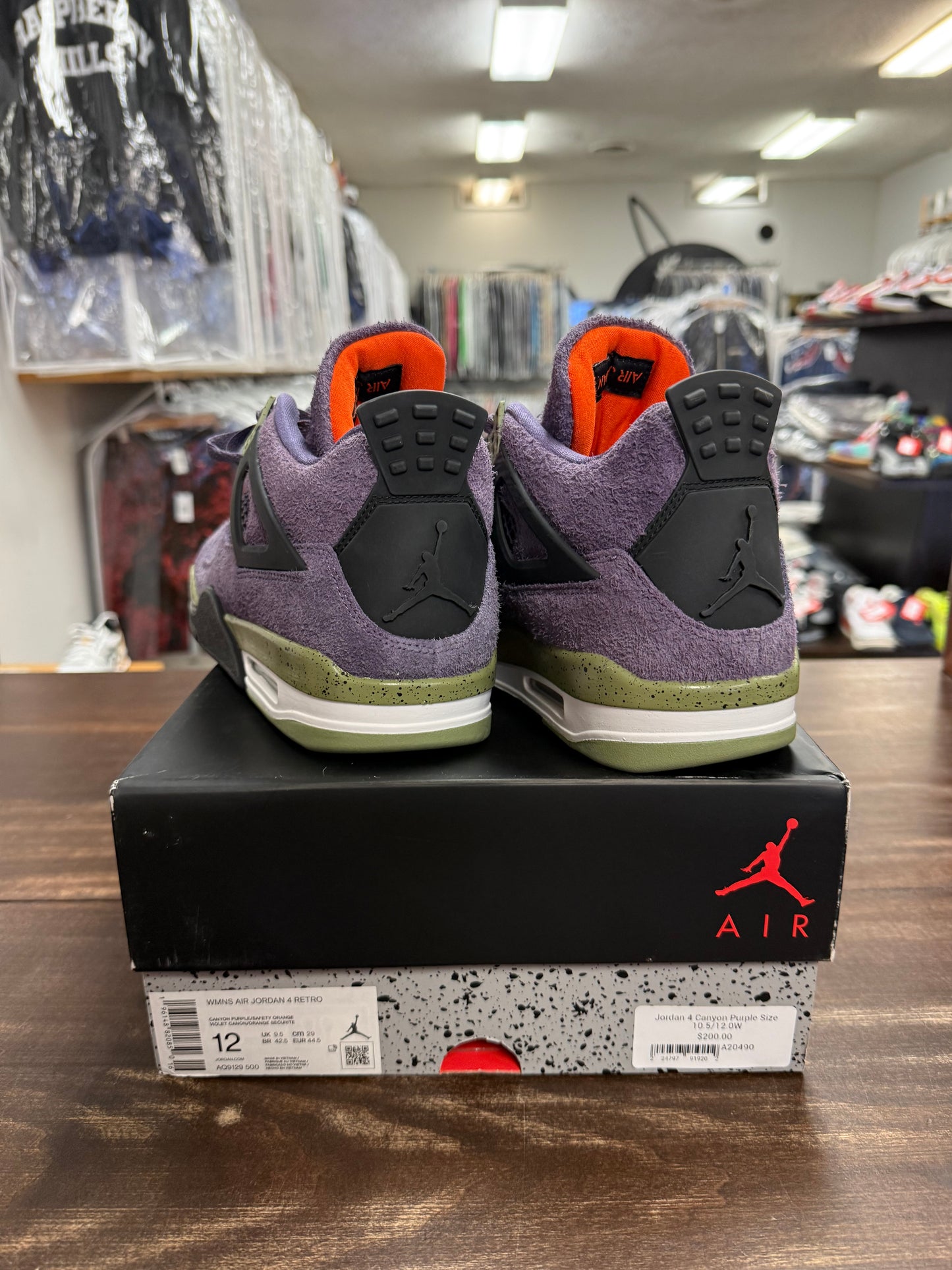 Jordan 4 Canyon Purple