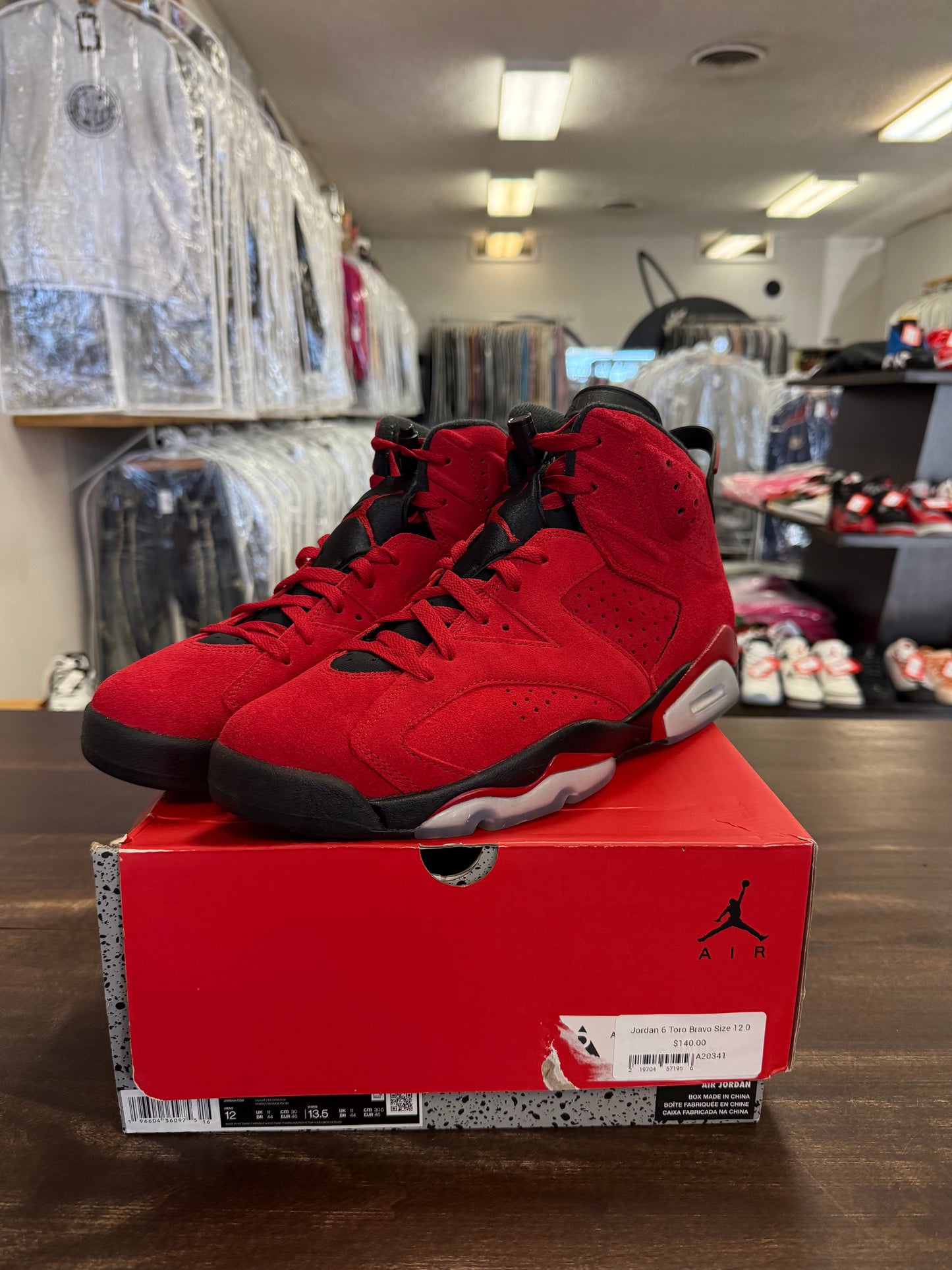 Jordan 6 Toro Bravo