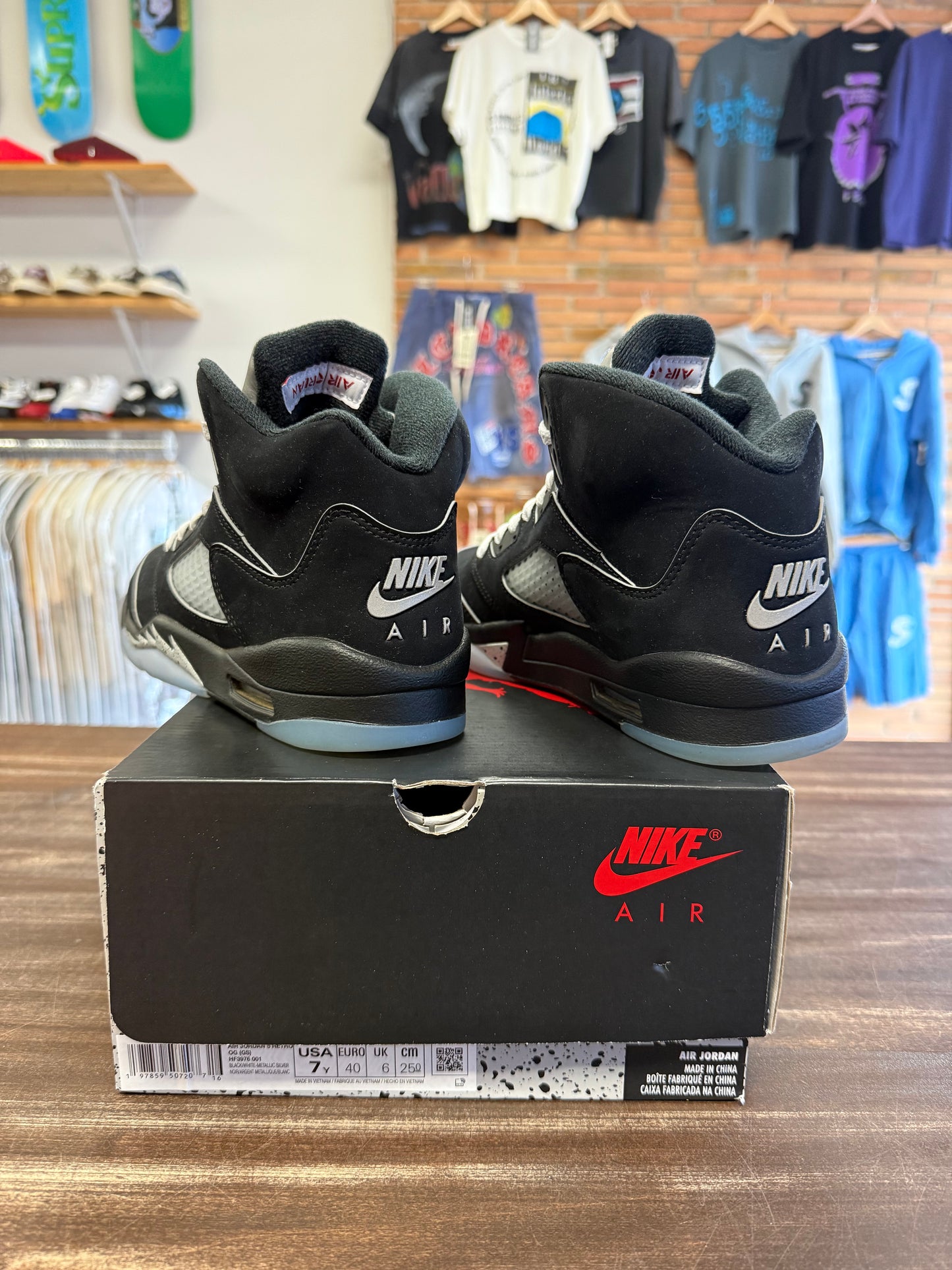 Jordan 5 Retro Black Metallic Reimagined (GS)