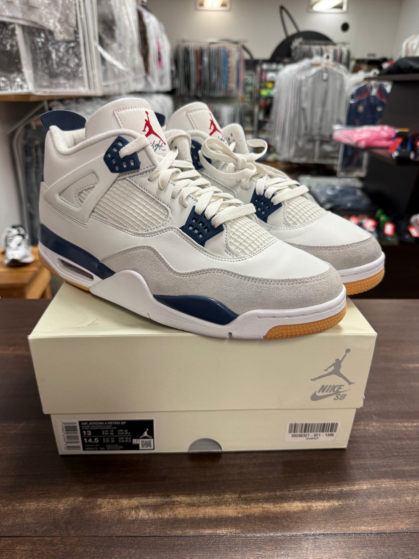 Jordan 4 SB Navy