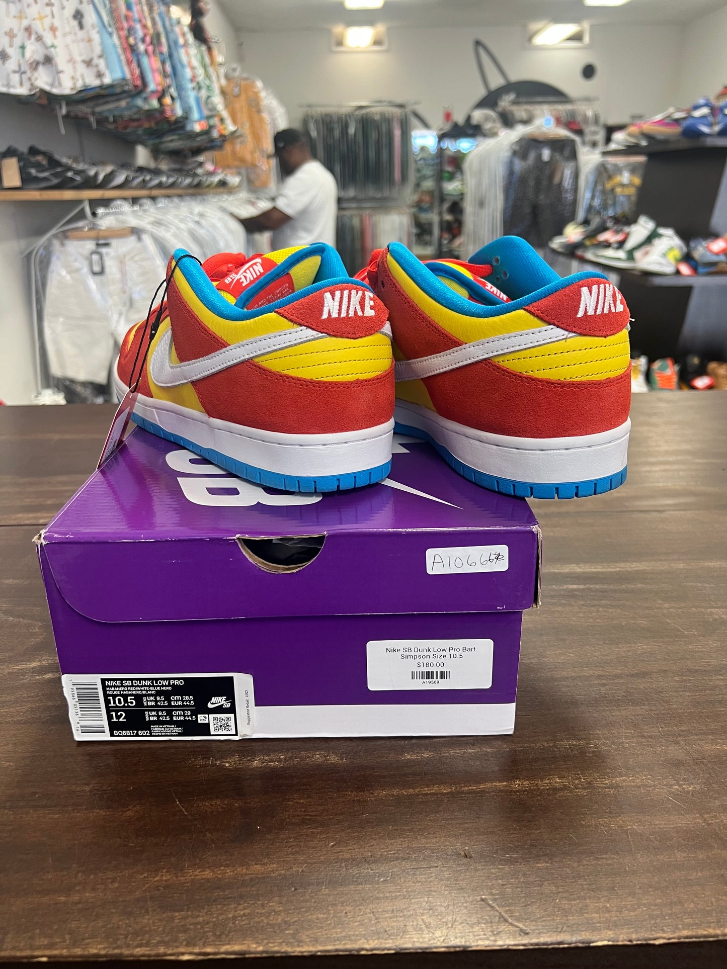 Nike SB Dunk Low Pro Bart Simpson