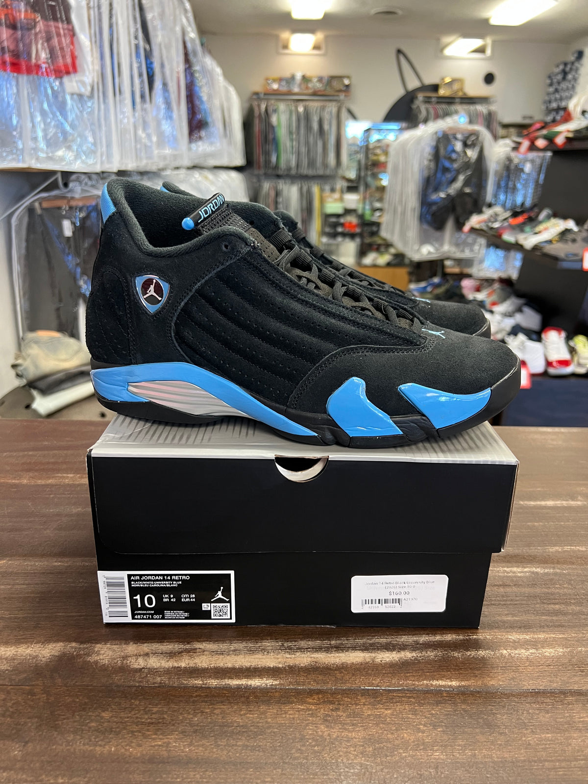 Jordan 14 Retro Black University Blue (2026)
