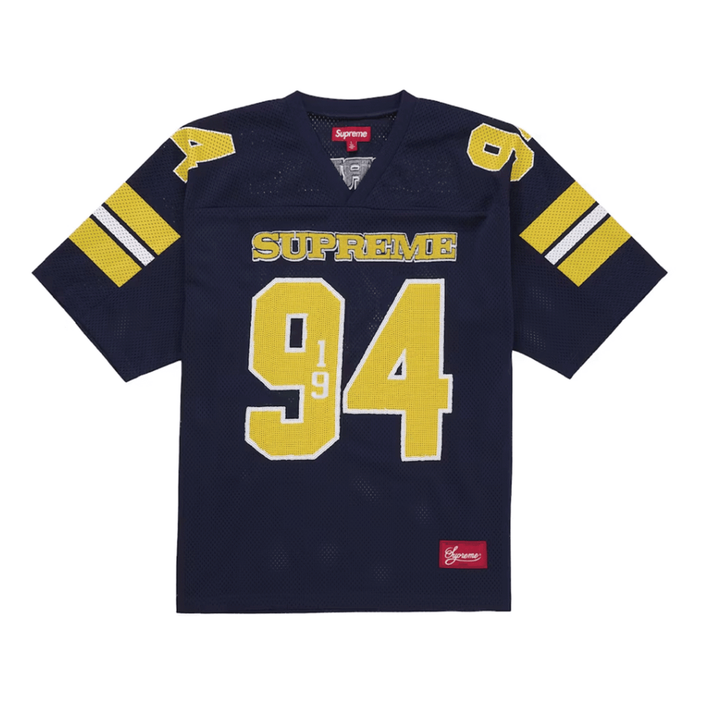 Supreme Sequin Football Jersey Navy