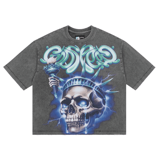 GodSpeed Liberty Tears Grey Wash