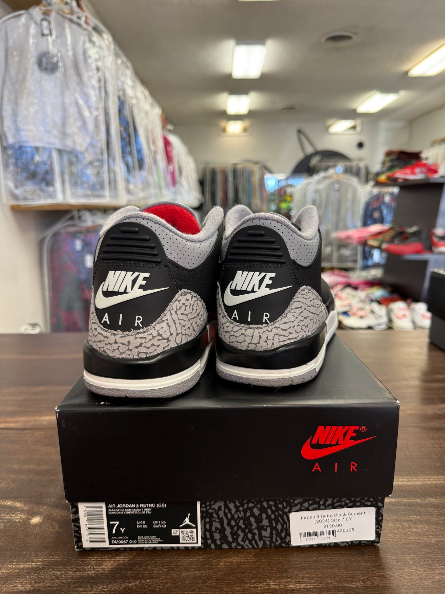 Jordan 3 Retro Black Cement (2024)
